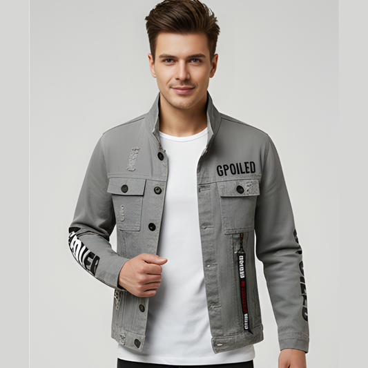 Stylish Export Quality Denim Jacket for Men – Trendy Street Fashion